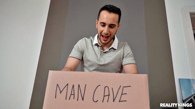 A Pussy in the Man Cave