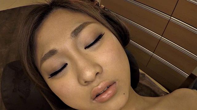 WAM Nippon girl got fingerfucked by BF in hairy pussy