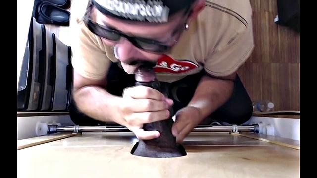Blowing Off Ebony Dick