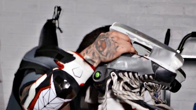 Hot gay stud rides big loaded cock after bf doggystyle