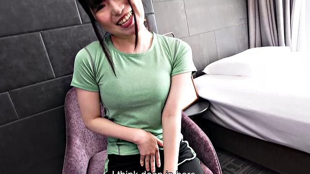 Kaho Hamazaki is our cute office girl who wants to play naked for an afternoon