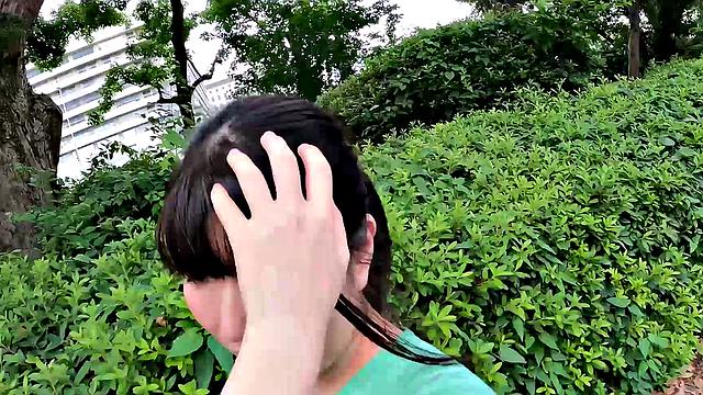 Kaho Hamazaki is our cute office girl who wants to play naked for an afternoon