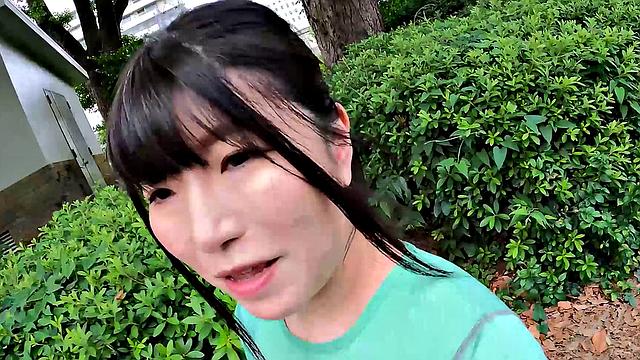 Kaho Hamazaki is our cute office girl who wants to play naked for an afternoon