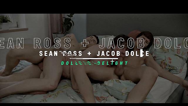 Sean Ross and Jacob Dolce go from friends to lovers-turns out game night means naked wrestling