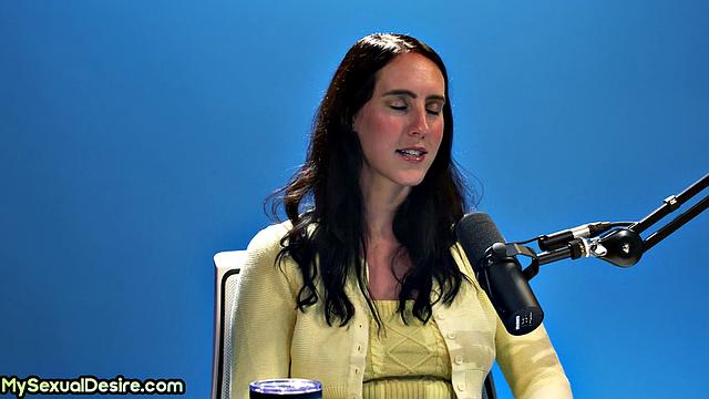 Busty horny beauty in solo fingering