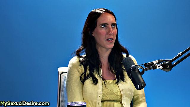 Busty horny beauty in solo fingering