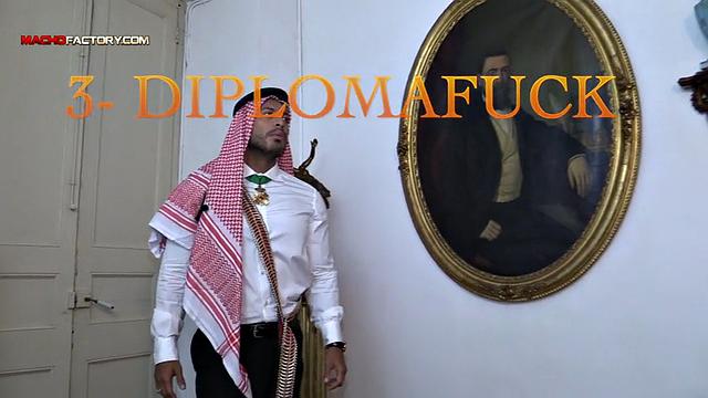 Threesome with an Arab diplomat and a big dicked girl - Aristofuck 3 - diplomatic bang