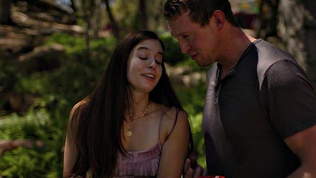 Stepdaughter got cuntfucked outdoors in doggystyle by stepdad