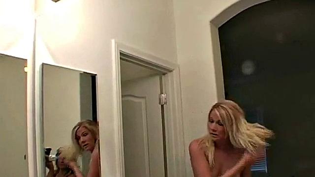 Hot naked teen gets ready