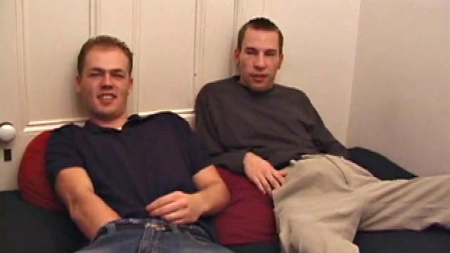 Baby-faced Brett and Kent watch straight porn. Kent gets Brett hard, then sucks him.