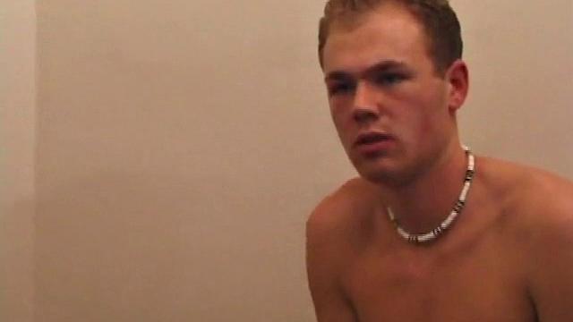 Baby-faced Brett and Kent watch straight porn. Kent gets Brett hard, then sucks him.