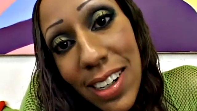 Doggystyled ebony beauty takes a hard dick