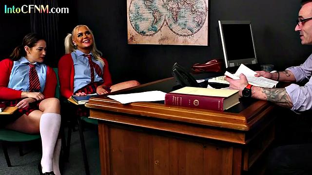 21yo cutie CFNM babes wanking guy