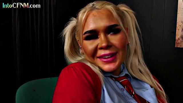 21yo cutie CFNM babes wanking guy