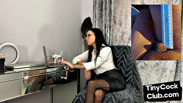 SPH college voyeurs teasing wanker who cocks for them