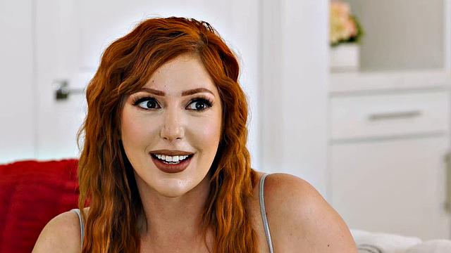 GIRLSWAY - Naughty Teen Leana Lovings Is Caught Sniffing Stepmom's Dirty Panties