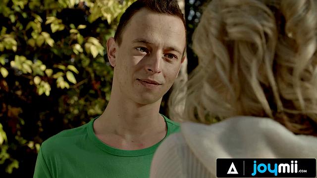 JOYMII - Blonde Sky Pierce Craves Hard Fucking After Park Romance