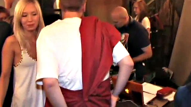 Busty coed fucked hard doggystyle