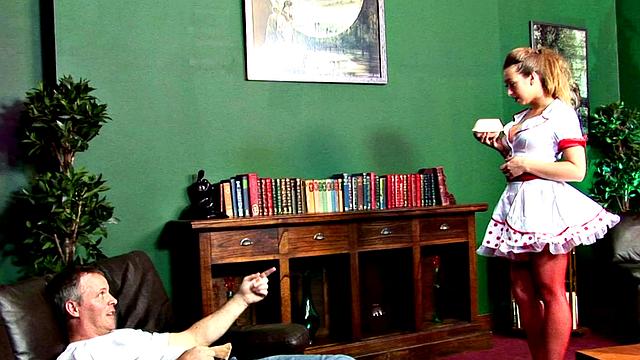 Gabriela Glazer Blackmailed into Threesome