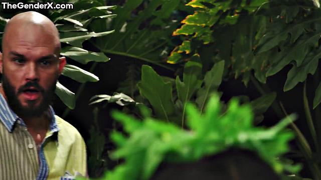 Big-titted ebony hard doggystyled