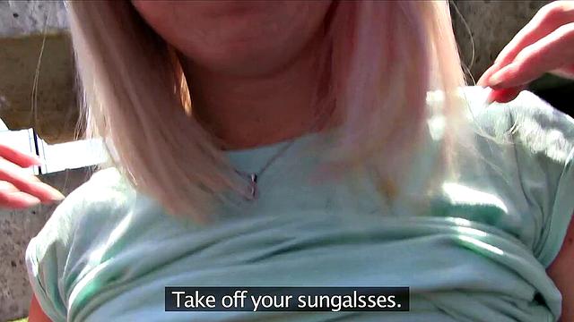 Outdoor Fucking with Sexy Blonde