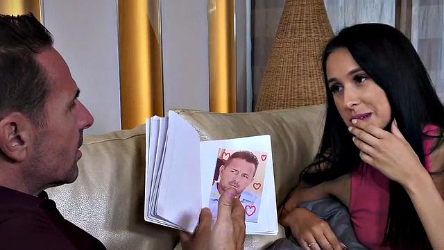 Old guy pounding big booty babe in passionate affair