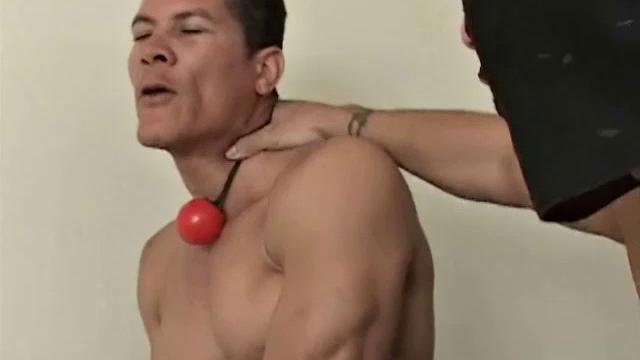 Arnold and Master Santiago afternoon fetish BDSM play. Latino stud Arnold loves domination from cute Master.