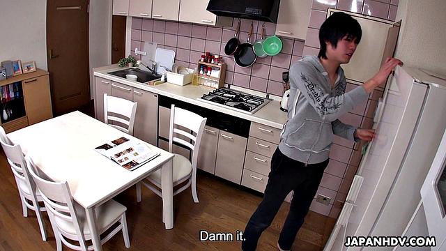 Yuma Miyazaki gets stepbrother's cum in pussy