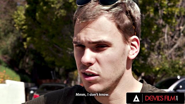 DEVILS FILM - Sexy Busty Trans Brittney Kade Gets Ass Fucked By Friend's Boyfriend