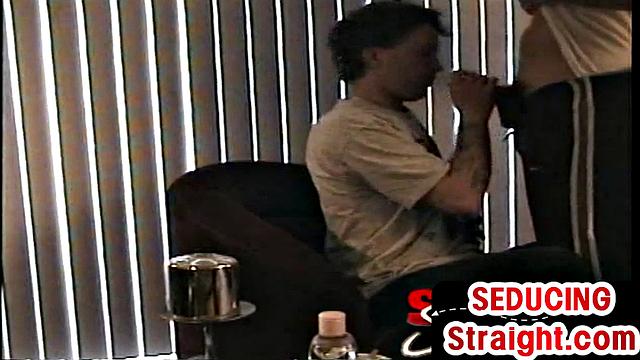 Cockhungry mouthfucked by str8 jock