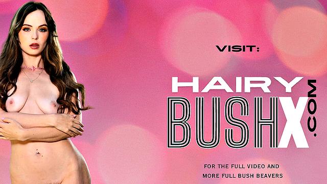 Petite hairy babe passionately bounces on BF's cock