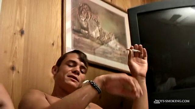 Guys Experiment with Smoking and Sex