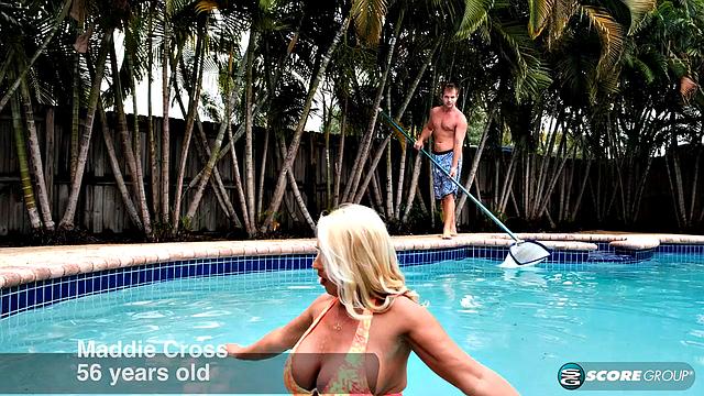 Maddie's poolside suck & fun