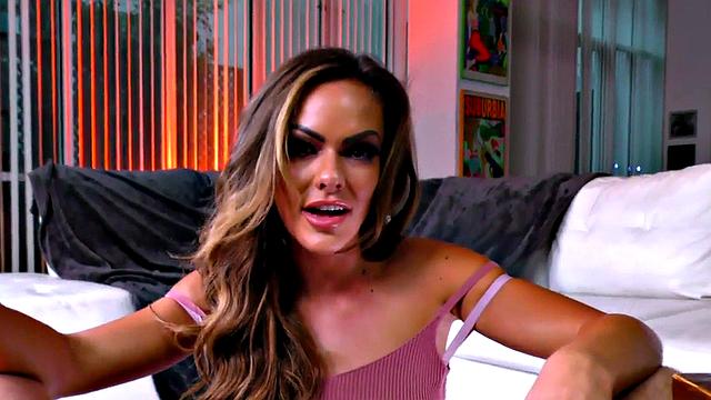 Footfetish POV babe wanks oiled cock while talks dirty