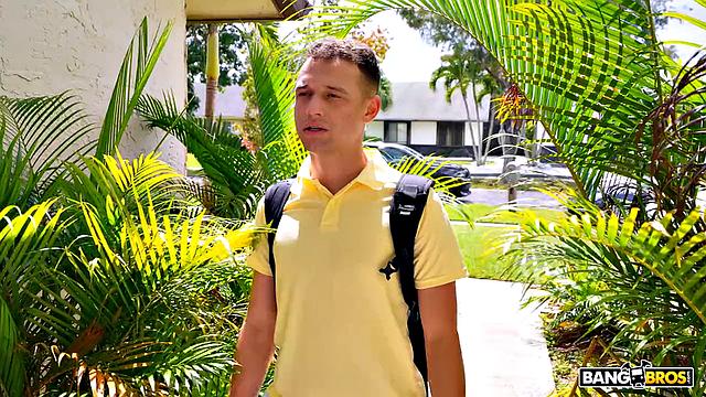 Dirty Maid Tempted by Huge Dick