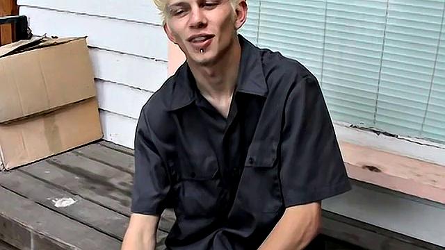 Ian Madrox kicks back outdoors and gives his feet more attention than his last boyfriend
