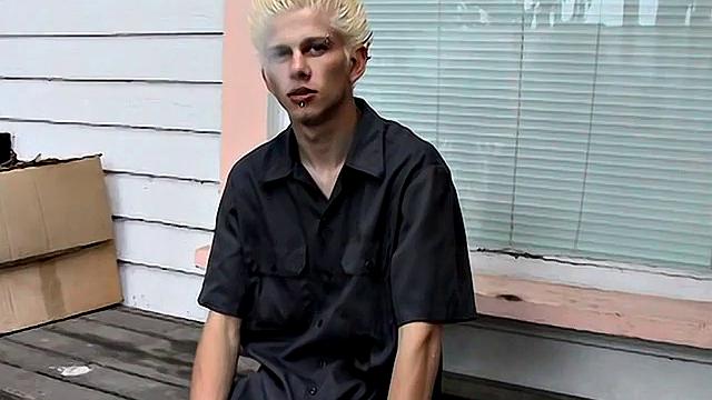 Ian Madrox kicks back outdoors and gives his feet more attention than his last boyfriend