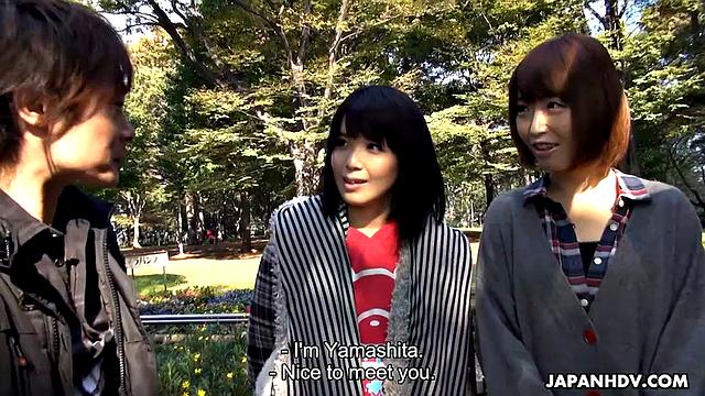 Before fishing competition, Nonoka Kaede sucks cock