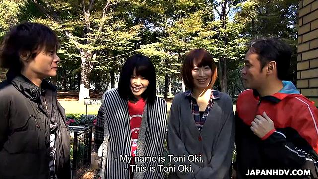 Before fishing competition, Nonoka Kaede sucks cock