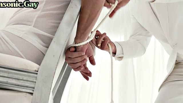 Mature mason toys twink asshole and sucks his dick