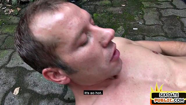 Public amateur mature 3way outdoors on sex date