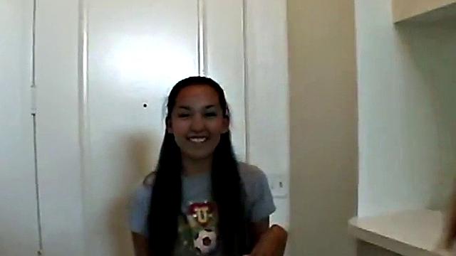 Hot brunette girlfriend gets fingered by her girlfriend in a topless affair