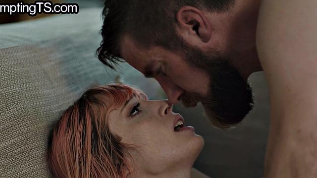 Pink hair babe with big boobs bareback assnailed by BF