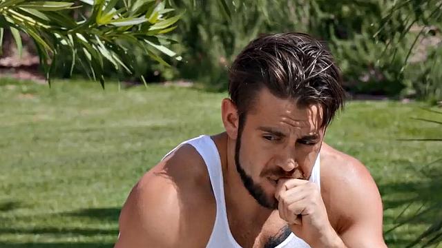 Big-titted transgender fucked anally by dirty guy