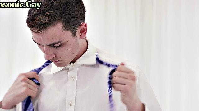 Straight apprentice seduced by master