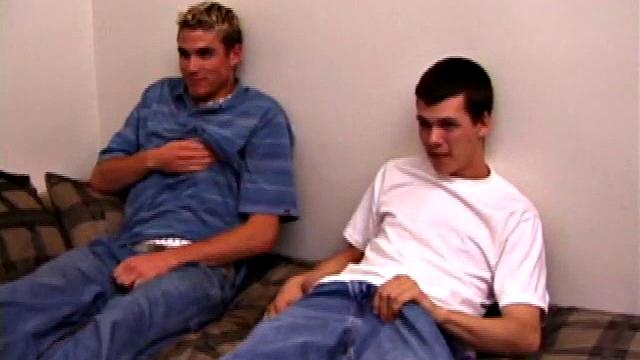 Matthew is with Ashton for a little fun with each other. The boys get naked and stroke up their boners. Then Matthew goes down on his friend. He asks Ashton if he would like to return the favor, but the boy declines.