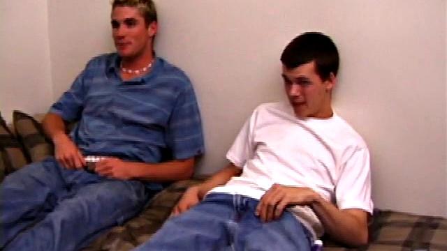 Matthew is with Ashton for a little fun with each other. The boys get naked and stroke up their boners. Then Matthew goes down on his friend. He asks Ashton if he would like to return the favor, but the boy declines.