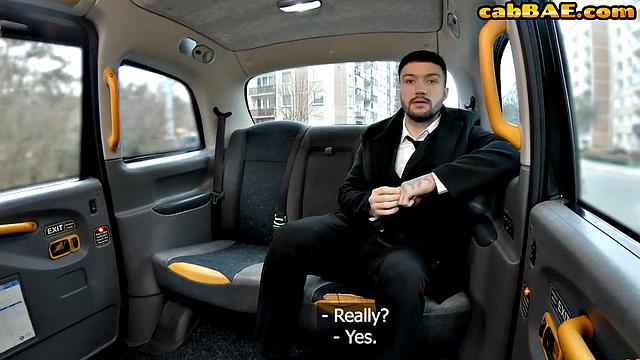 Big-titted driver sidefucked by passenger