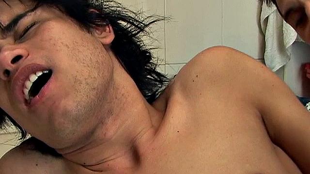 Latin twinks Ramiro and Franco are making out in the kitchen and before long pants are pushed down and cocks are getting sucked.