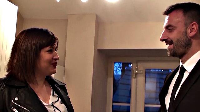 Hardfucked plumper fed with doms big cock and hot cum